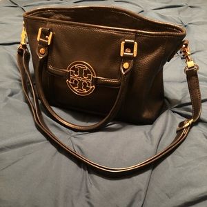 Tory Burch
Black Leather Crossbody Satchel Purse